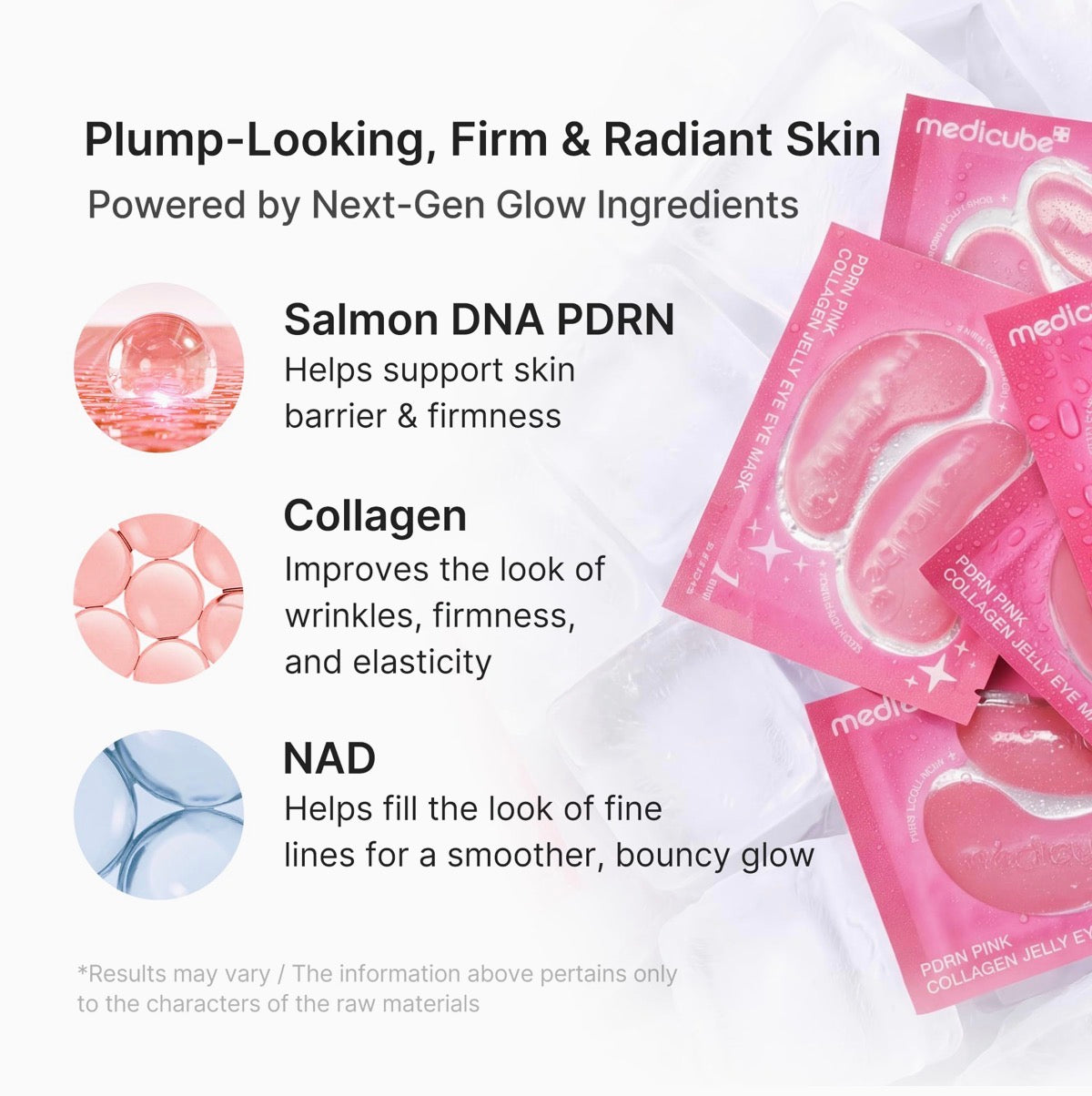 medicube - PDRN Pink Collagen Jelly Eye Mask - 28 Pairs