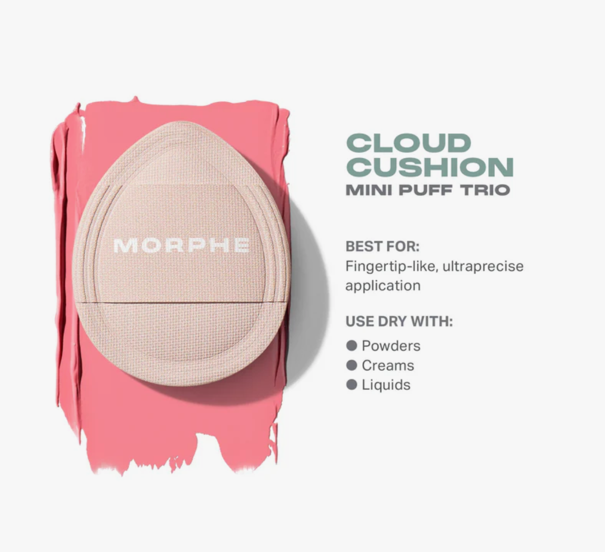 MORPHE - Cloud Cushion Mini Puff Trio