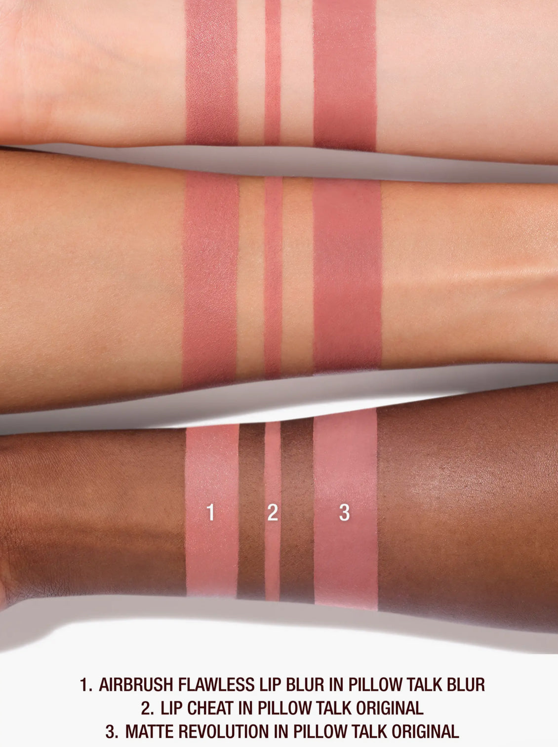 Charlotte Tilbury - Pillow Talk Lip Kit - x3 full size