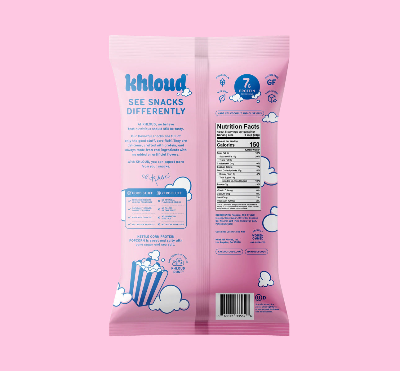 Khloud - Sweet & Salty Kettle Corn Protein Popcorn