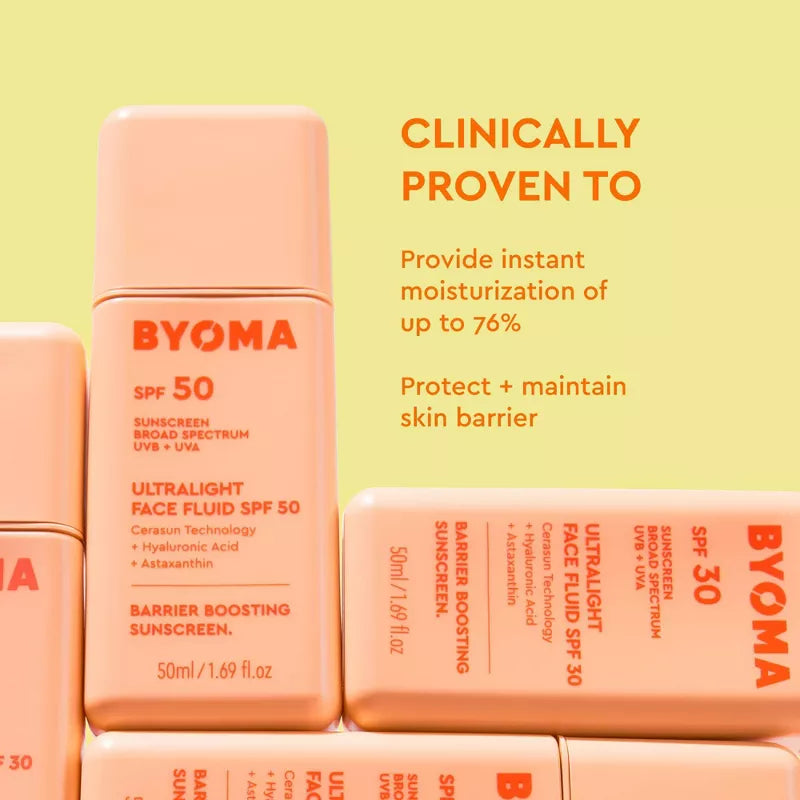 BYOMA Liquid Face Fluids - SPF 50