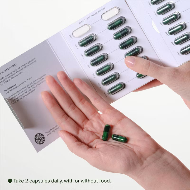 Seed - 14-Day Gut Reset Probiotic Capsules - 28ct