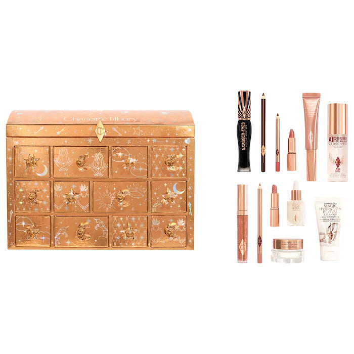 Charlotte Tilbury - Charlotte's Beauty Treasure Chest Makeup and Skincare Advent Calendar