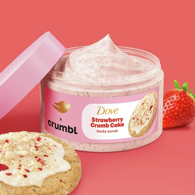 Dove - Crumbl Strawberry Cookie Exfoliating Body Scrub