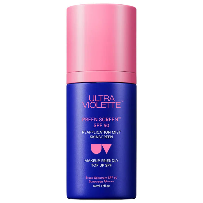 Ultra Violette - Preen Screen SPF 50 Facial Sunscreen Mist With Niacinamide