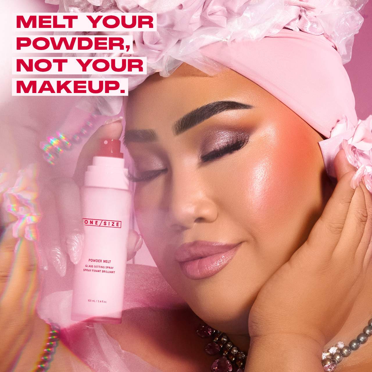 ONE/SIZE - Powder Melt Glass Setting Spray