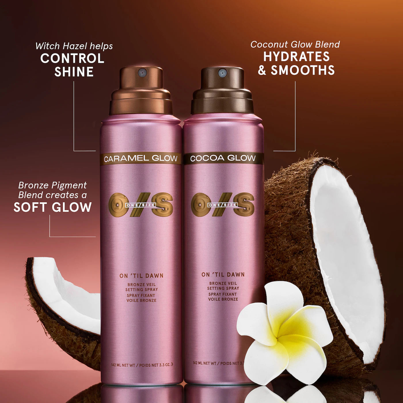 ONE/SIZE - On 'Til Dawn Bronze Veil Waterproof Setting Spray