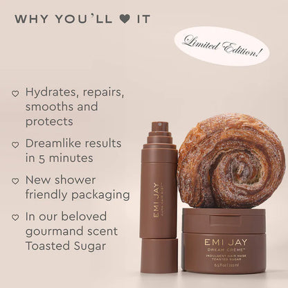 Emi Jay - Dream Crème Hydrating Hair Mask in Toasted Sugar - edición limitada