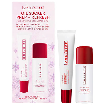 ONE/SIZE - Oil Sucker Prep & Refresh Mattifying Duo