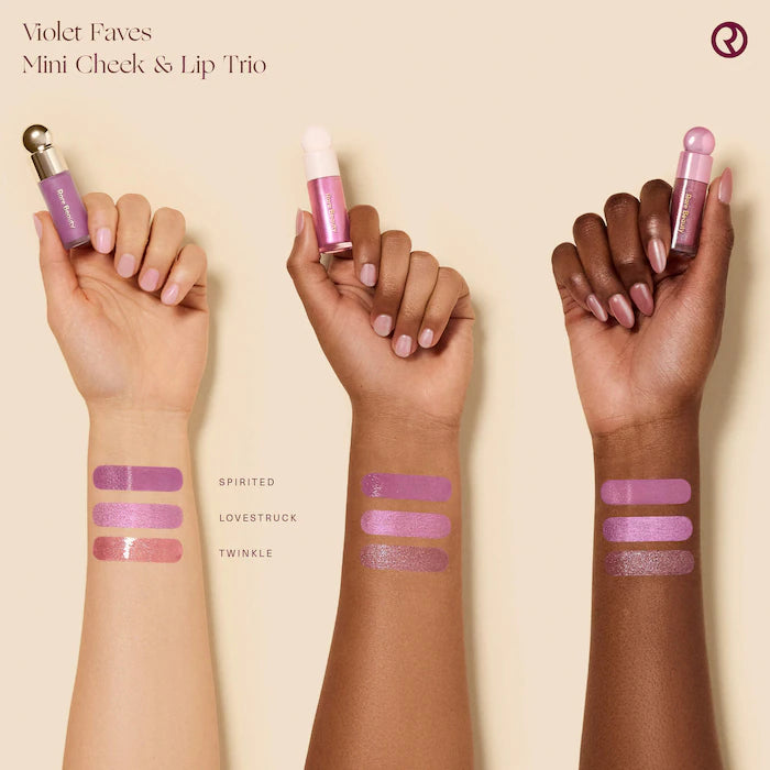 Rare Beauty - Violet Faves Mini Cheek and Lip Trio Makeup Gift Set