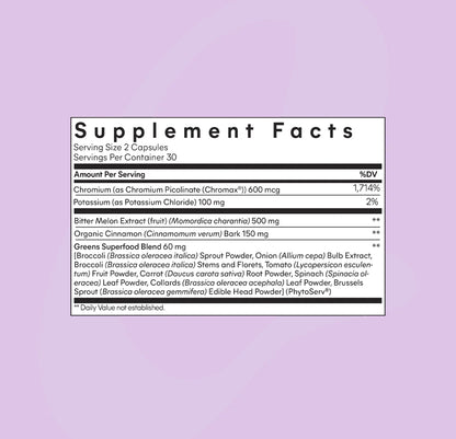 CURB Glucose & Cravings Support Capsules