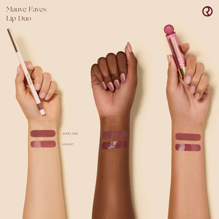 Rare Beauty - Mauve Faves Lip Duo Makeup Gift Set
