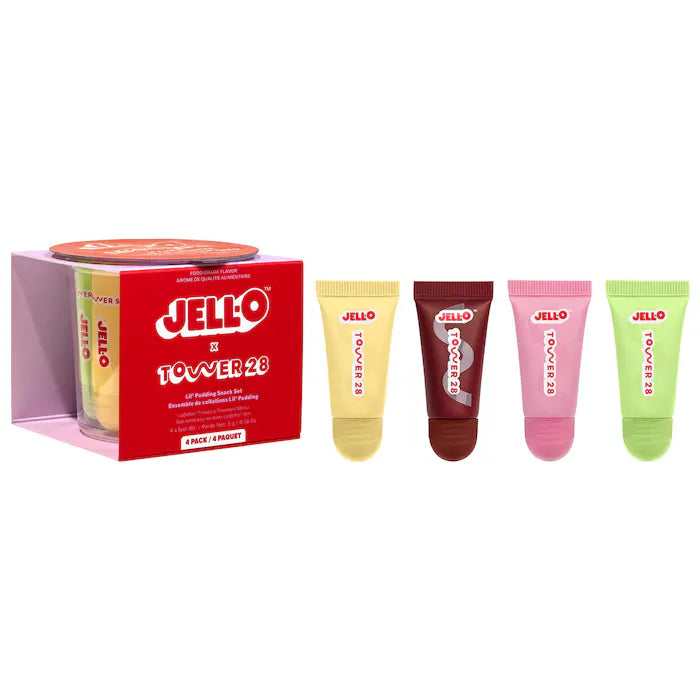 Tower 28 Beauty - JELL-O™  X TOWER 28 Lil' Pudding Mini Lip Softie Gift Set - edición limitada