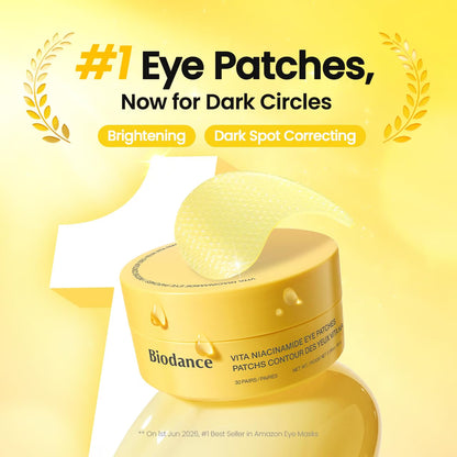 Biodance - Vita Niacinamide Hydrogel Eye Patches - 30 pares