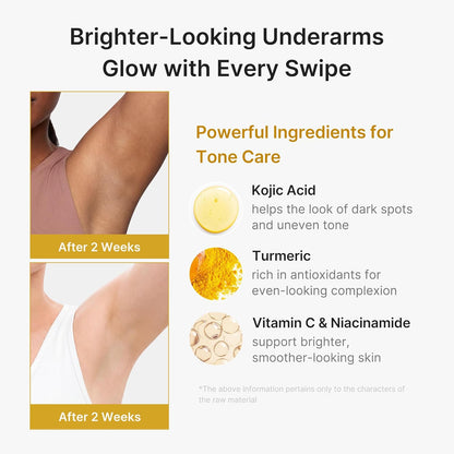 medicube - Kojic Acid & Turmeric Aluminum-Free Deodorant for Women & Men