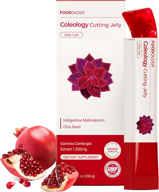 FOODOLOGY - Coleology Cutting Jelly, Slimming Jelly Pomegranate, 10 Sticks