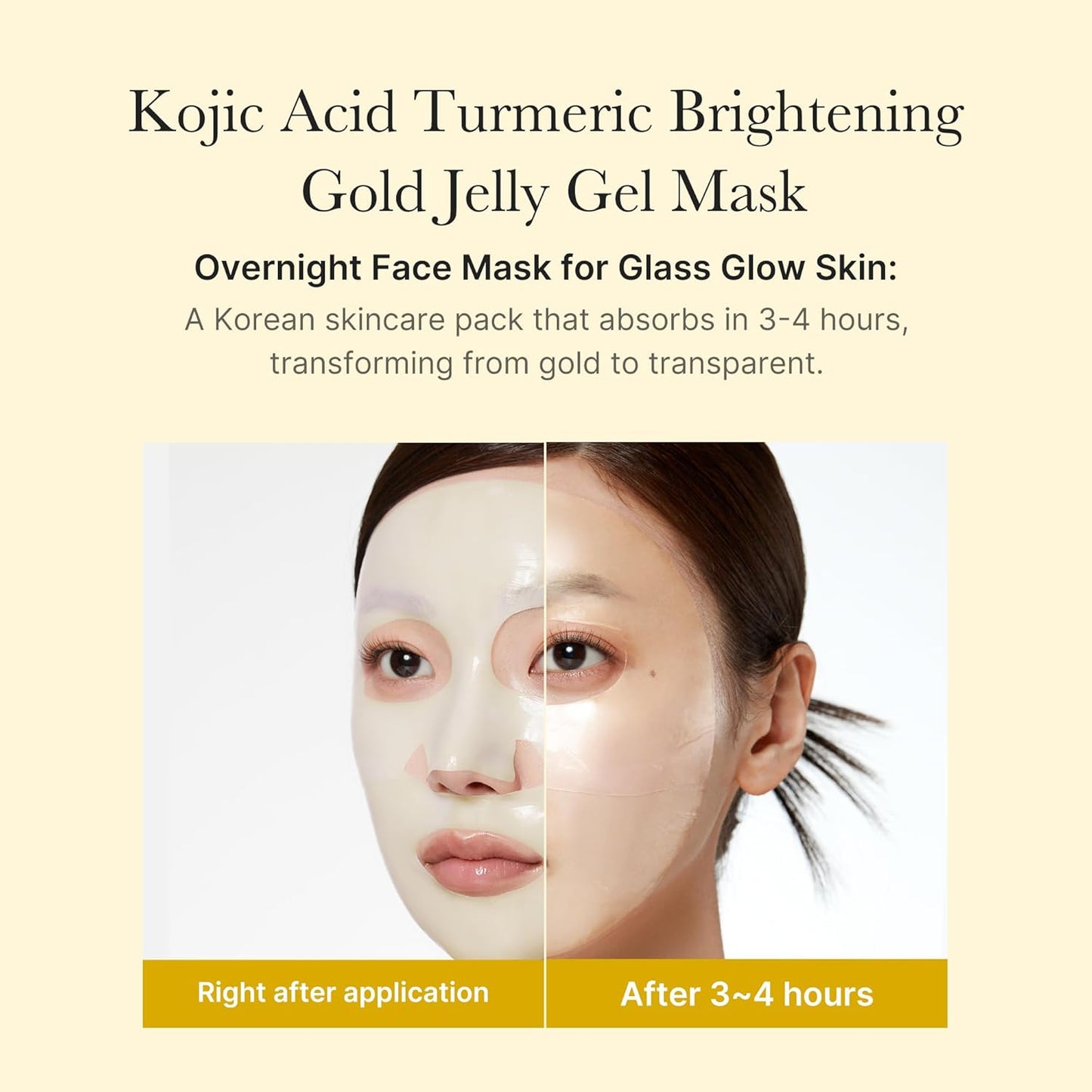 medicube - Kojic Acid Turmeric Brightening Gold Jelly Gel Mask