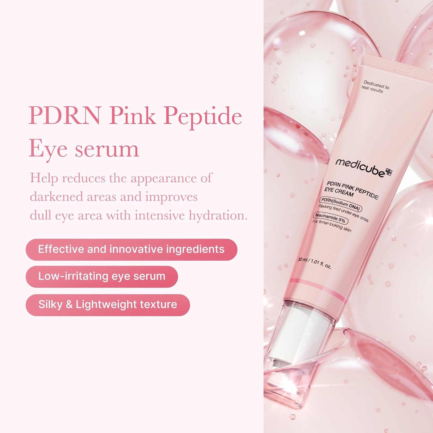 medicube - Salmon DNA PDRN Pink Peptide Eye Serum