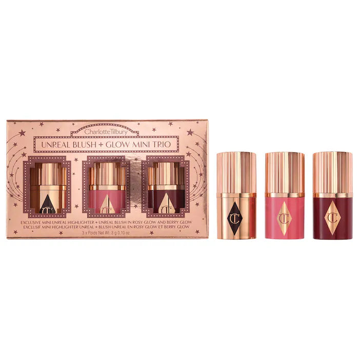 Charlotte Tilbury - Mini Unreal Blush + Glow Trio