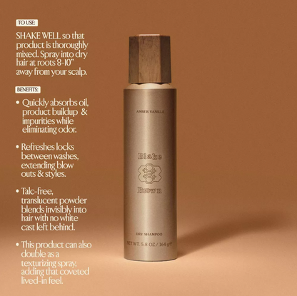 Blake Brown Amber Vanille Dry Shampoo