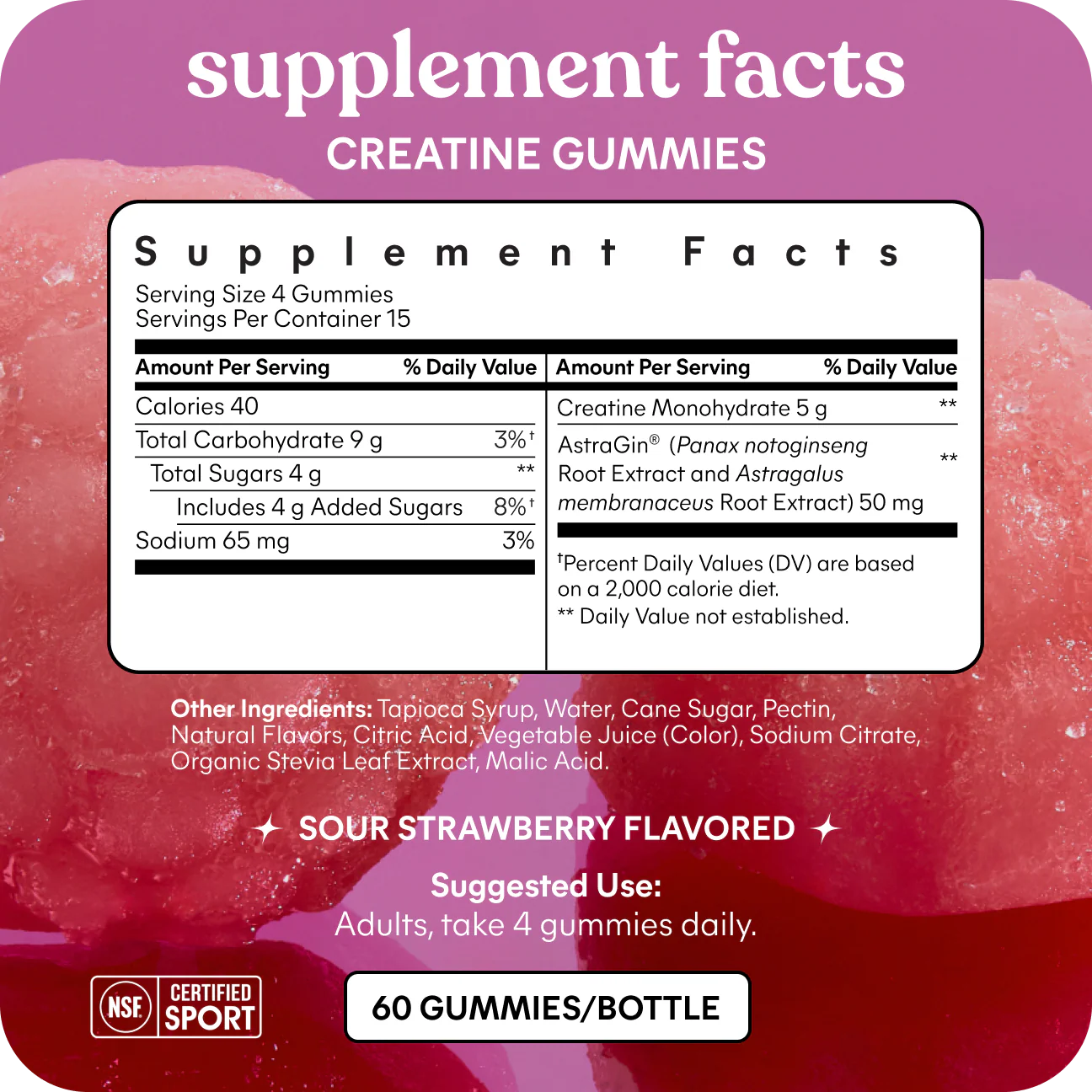 LEMME CREATINE GUMMIES
