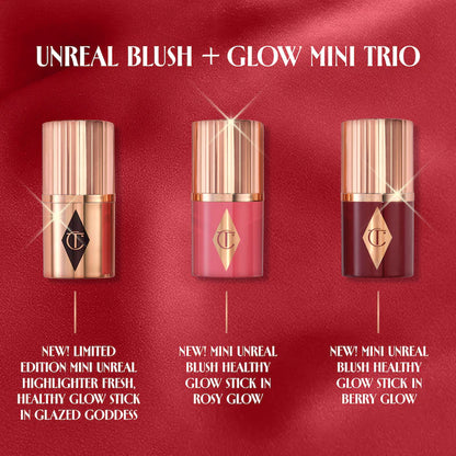 Charlotte Tilbury - Mini Unreal Blush + Glow Trio