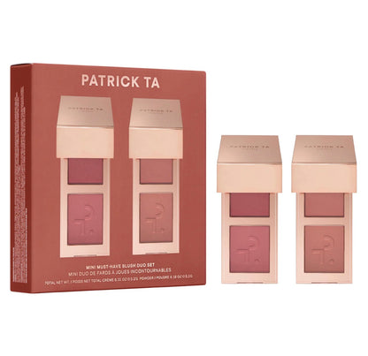 Patrick Ta - Mini Must-Have Major Headlines Double-Take Crème & Powder Blush Duo Set