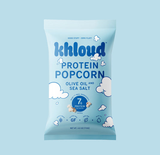 Khloud - Olive Oil and Sea Salt Protein Popcorn