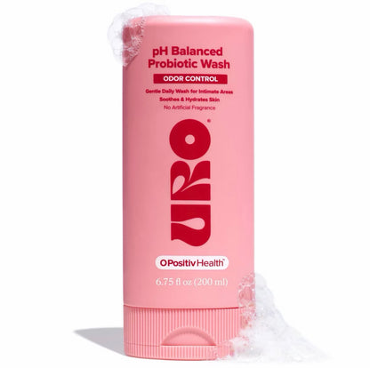 O Positiv - URO pH Balanced Probiotic Wash for Intimate Odor Control, pH Balance, Dryness & Irritation Support