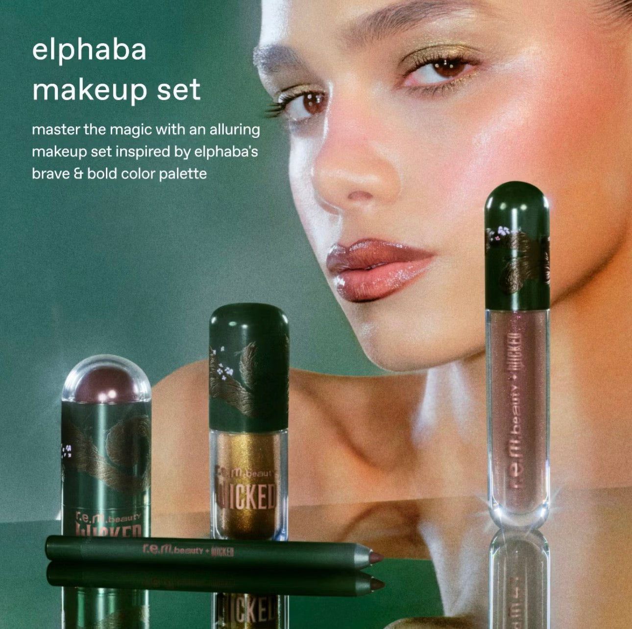 r.e.m. beauty - Wicked For Good Elphaba Makeup Set