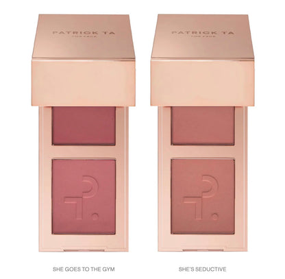 Patrick Ta - Mini Must-Have Major Headlines Double-Take Crème & Powder Blush Duo Set