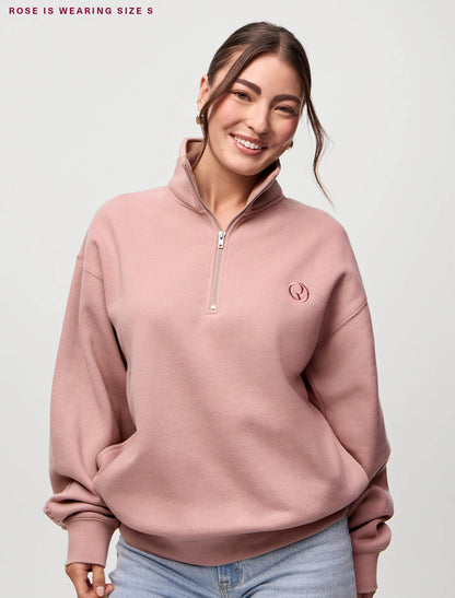 Rare Beauty - Everyday Quarter Zip Sweatshirt