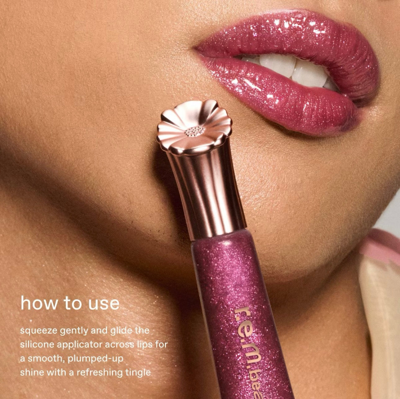 r.e.m. beauty - Wicked For Good Poppy Plumping Lip Gloss