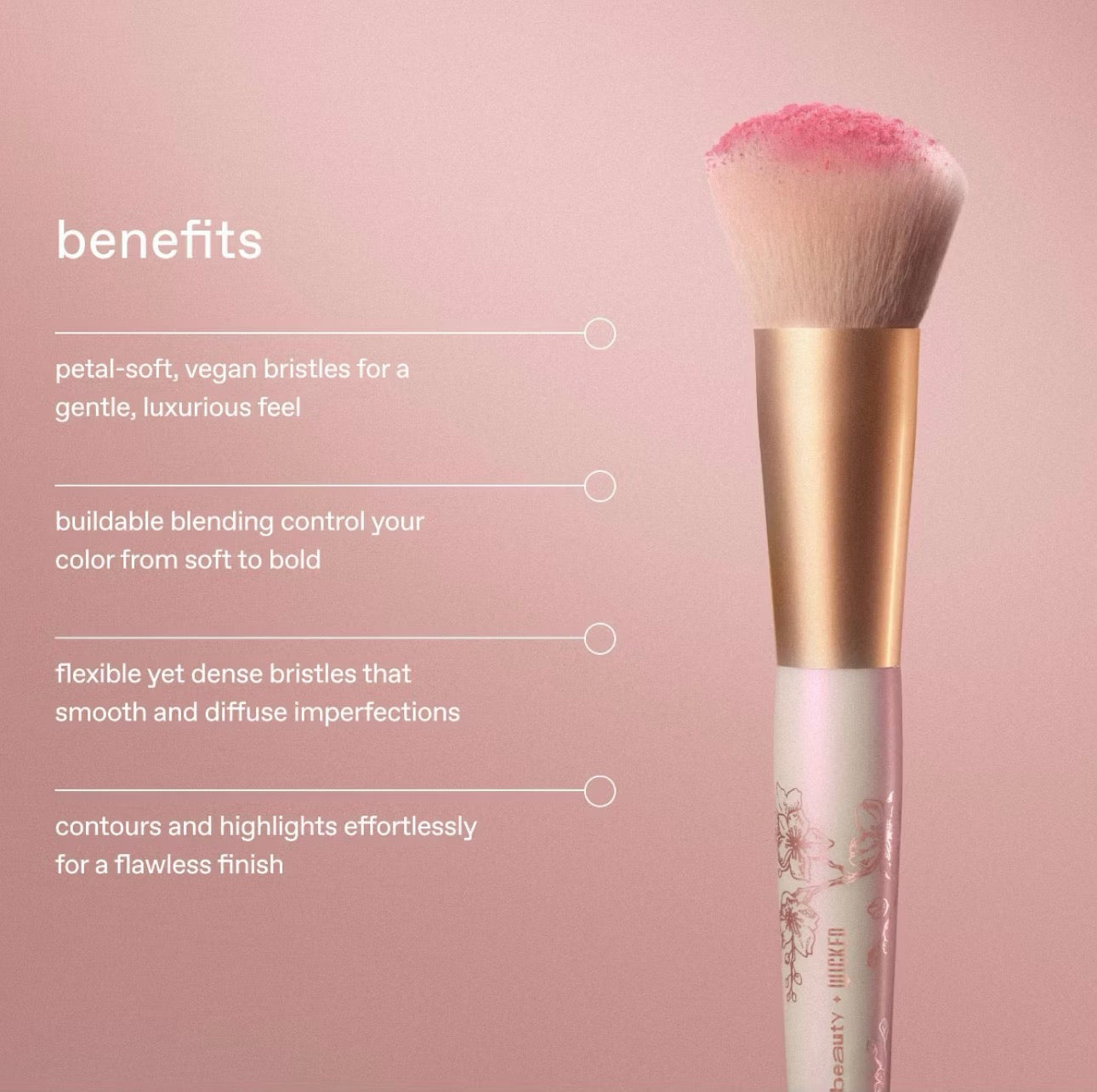 r.e.m. beauty - Wicked For Good Cherry Blossom Blush Brush