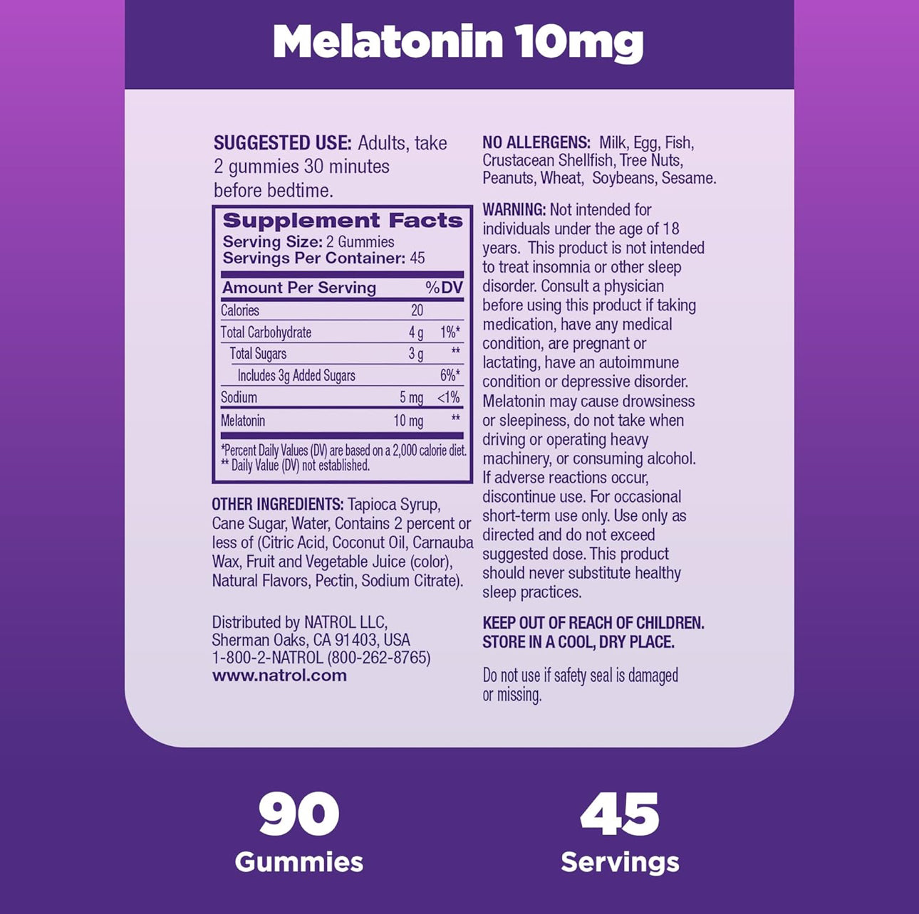 NATROL Melatonin