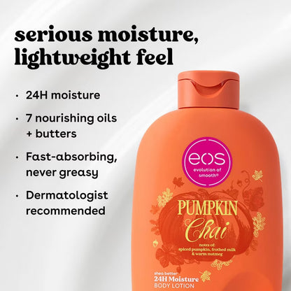eos - 24H Moisture Body Lotion - Pumpkin Chai - edición limitada