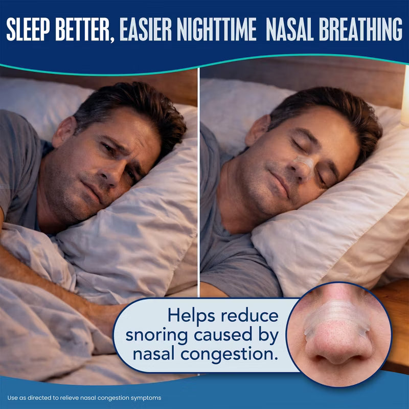 Breathe Right Extra Strength Drug-Free Clear Nasal Strips