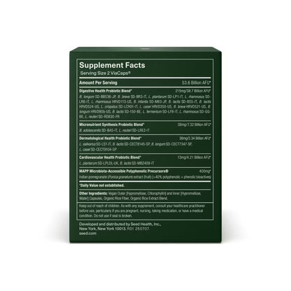 Seed - Daily Synbiotic Probiotic Capsules - 60ct