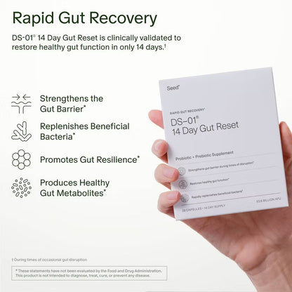 Seed - 14-Day Gut Reset Probiotic Capsules - 28ct