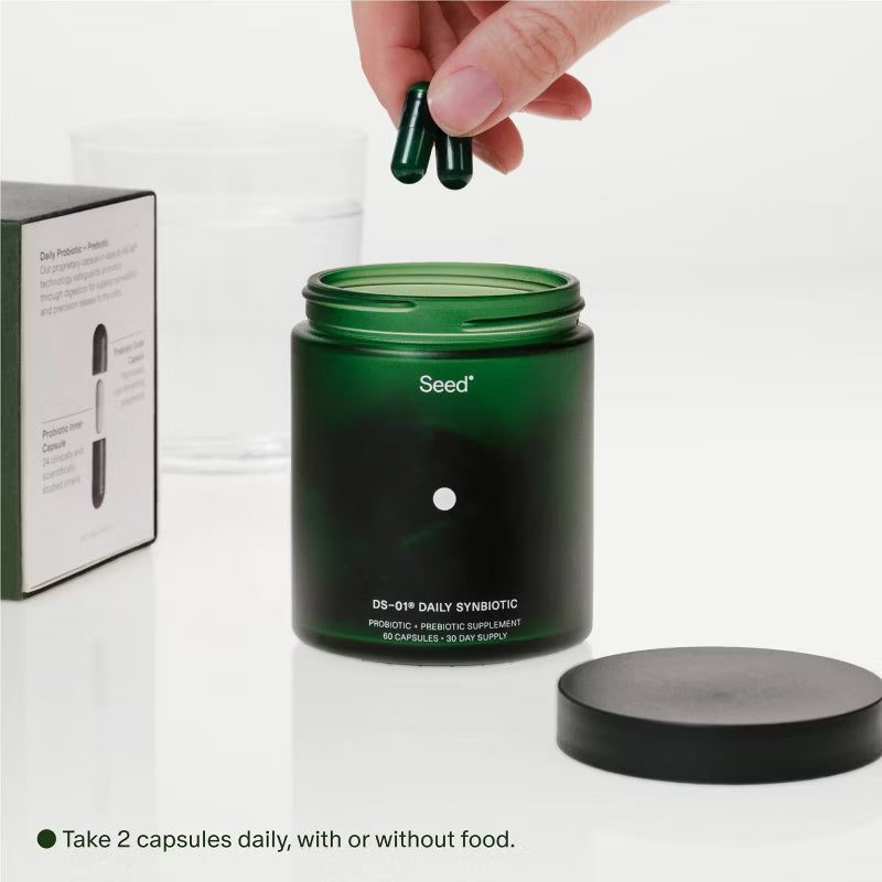 Seed - Daily Synbiotic Probiotic Capsules - 60ct