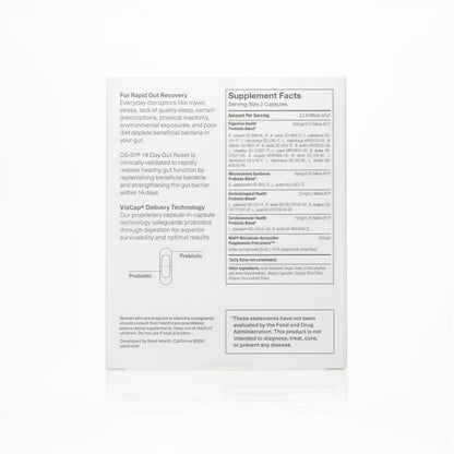 Seed - 14-Day Gut Reset Probiotic Capsules - 28ct