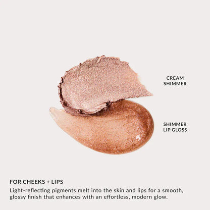 REFY - Shimmer Lip Gloss & Cream Highlighter Duo Gift Set