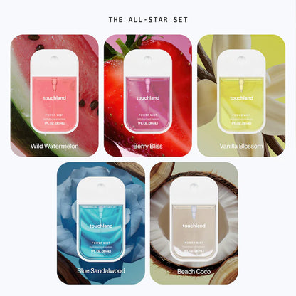 Touchland - The All-Star Power Mist Hand Sanitizer Gift Set