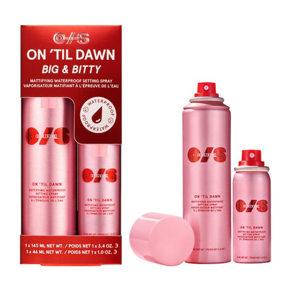 ONE/SIZE - On 'Til Dawn Mattifying Waterproof Setting Spray Big & Bitty Duo