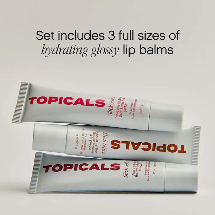 Topicals - Slick Salve Glossy Lip Balm Trio