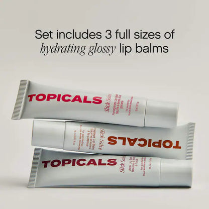 Topicals - Slick Salve Glossy Lip Balm Trio