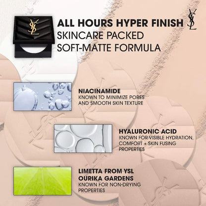 All Hours Hyper Finish 24H Multi-Use Natural Matte Powder