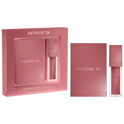 PATRICK TA - Patrick's Glow and Gloss Set: Major Headlines Blush Duo and Plumping Lip Gloss Makeup Gift Set