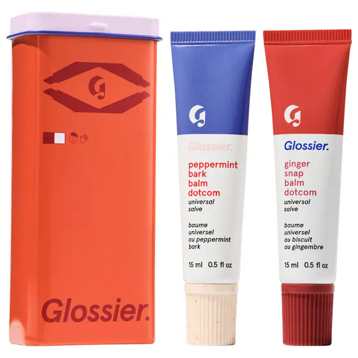 Glossier - Sugar + Spice Balm Dotcom Lip Balm Duo Makeup Gift Set