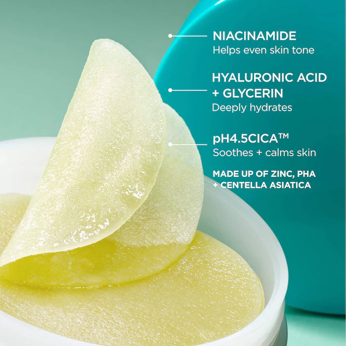 AESTURA - A-CICA365 Cooling Relief Toner Pads pH4.5 with Centella Asiatica + Hyaluronic Acid for Redness